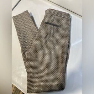 Fabiana Filippi Women's Gray Print Wool Blend Mid Rise Cuffed Pants